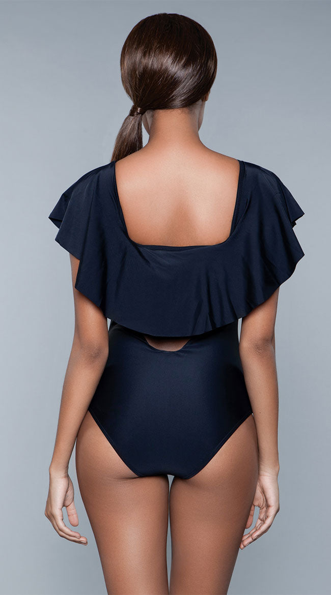 Be Wicked Maricela Flutter One Piece Swimsuit