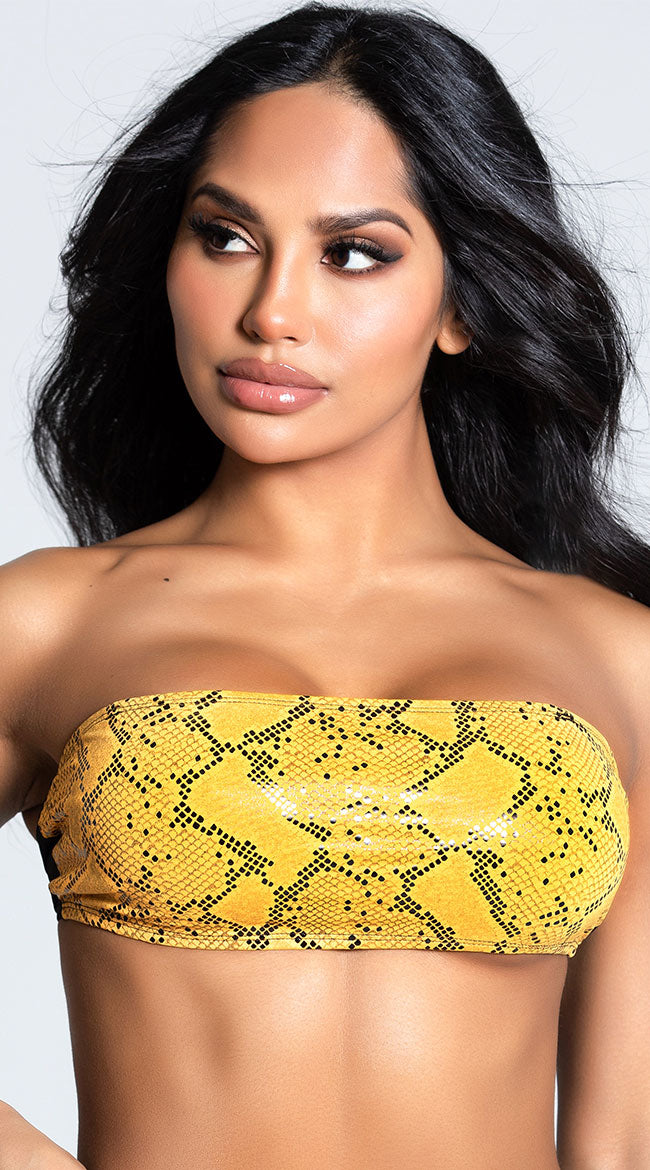  Yandy Snake Around Bandeau Top