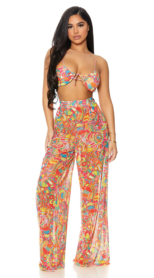 Forplay Got It Covered Palazzo Pants